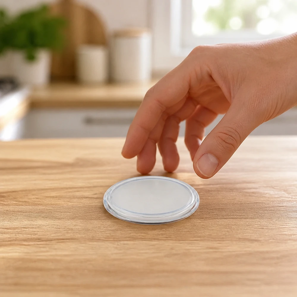 Couvercle à vis blanc plat TO63 63 mm – Comparaison des tailles – Hand UNiTWIST BasicSeal Cuisine