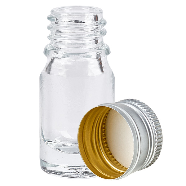 Flacon 5ml 11mm SV alu-argent STD ClearL. UT18/5