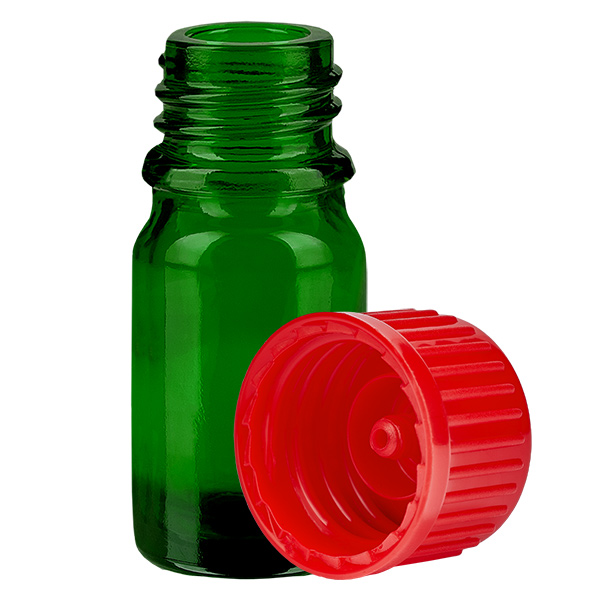 Flacon 5ml 11mm SV rouge STD GreenLine UT18/5 Flacon 5ml 11mm SV rouge STD GreenLine UT18/5