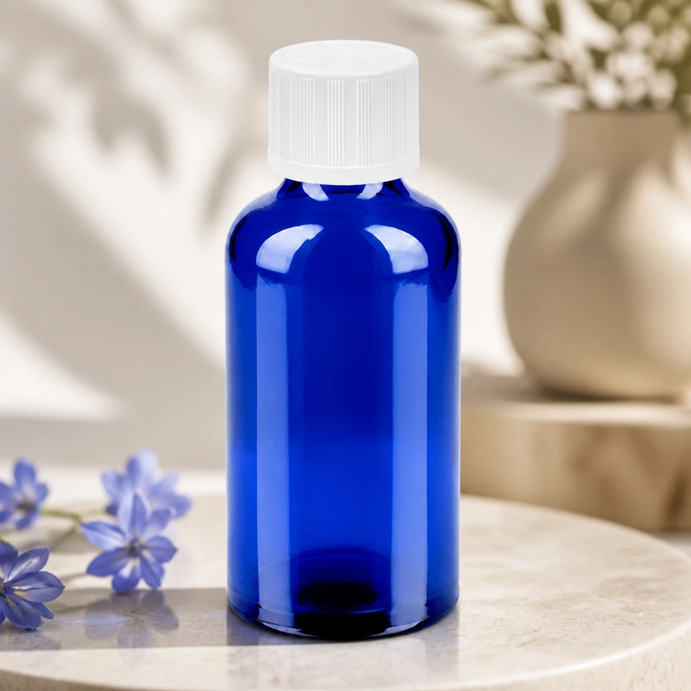 Flacon 50ml 11mm SV f. STD KiSi BlueLine UT18/50 Bouteille BlueLine de 50 ml facile à manipuler avec un design ergonomique pour une utilisation quotidienne aisée