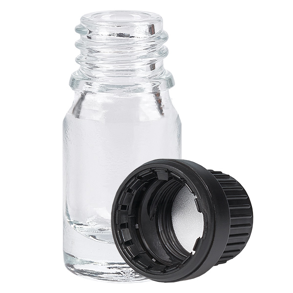 Flacon 5ml 11mm SV noir OV ClearLine UT18/5