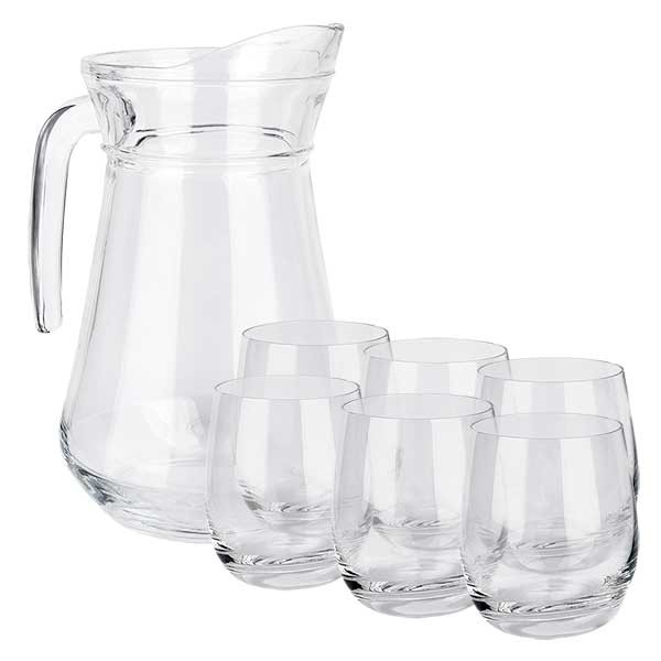 Carafe "France" 1,6 litres & 6 verres Doktor-Klaus