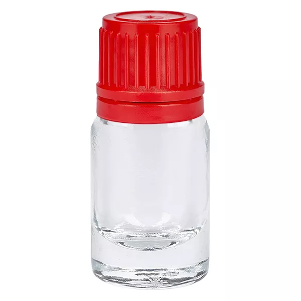 Flacon 5ml 11mm SV rouge OV ClearLine UT18/5 Flacon 5ml 11mm SV rouge OV ClearLine UT18/5