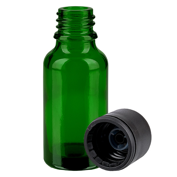 Flacon 20ml 6mm SV noir STD GreenLine UT18/20 Flacon 20ml 6mm SV noir STD GreenLine UT18/20