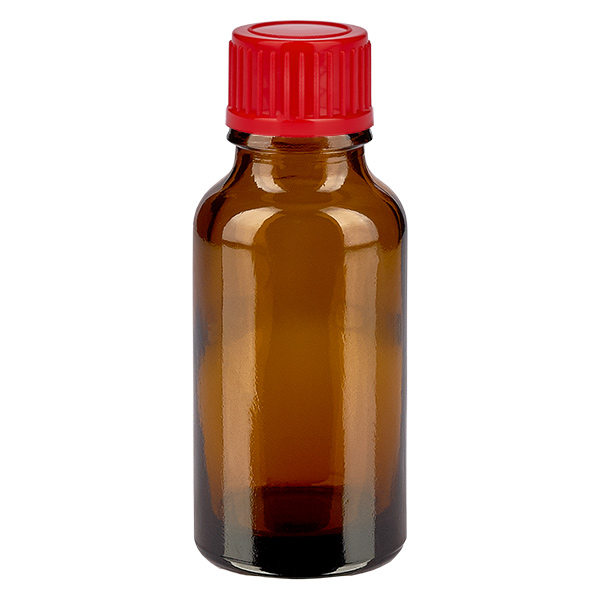 Flacon 20ml 11mm SV rouge STD BrownLine UT18/20