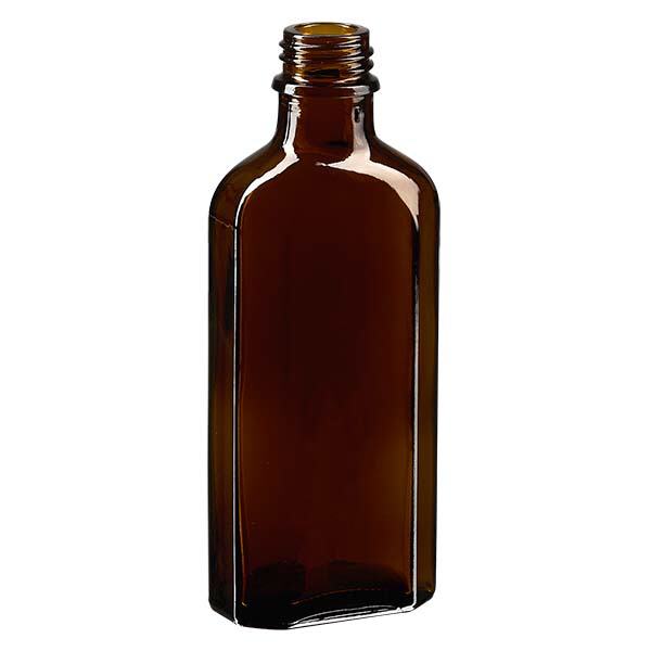 Flasque brune de 100 ml au goulot DIN 22