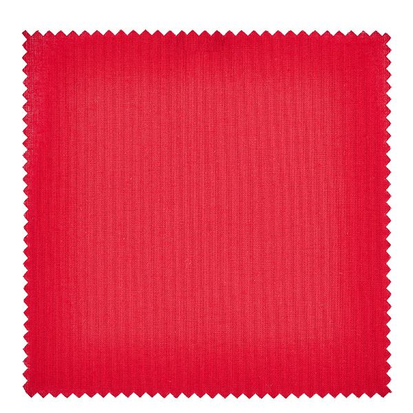 Couvercle en tissu rouge 150x150mm carré
