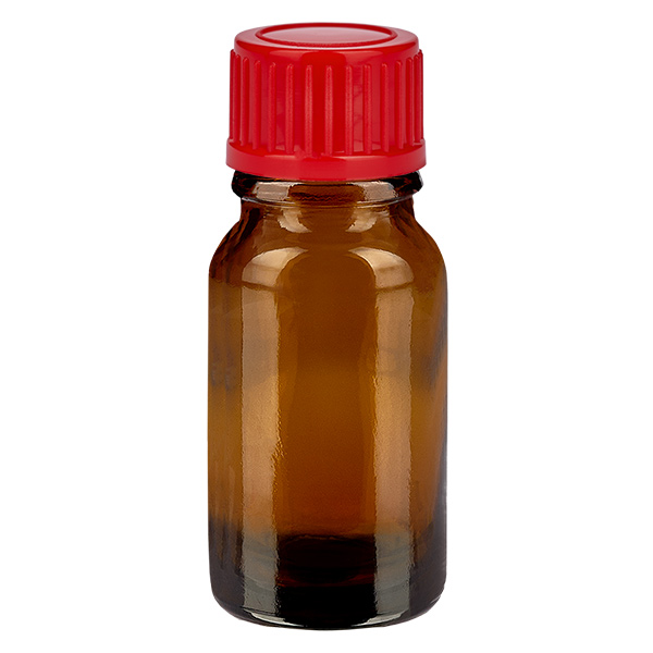 Flacon de 10ml 11mm SV rouge STD BrownLine UT18/10