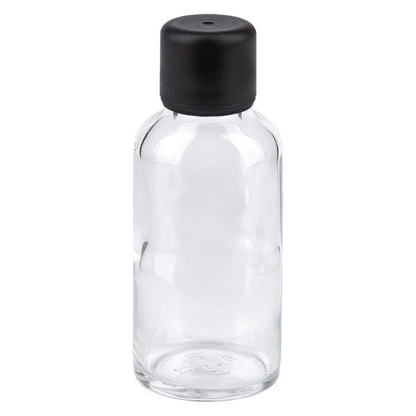 Flacon de 30ml 6mm SV noir STD ClearLine UT18/30 Flacon de 30ml 6mm SV noir STD ClearLine UT18/30