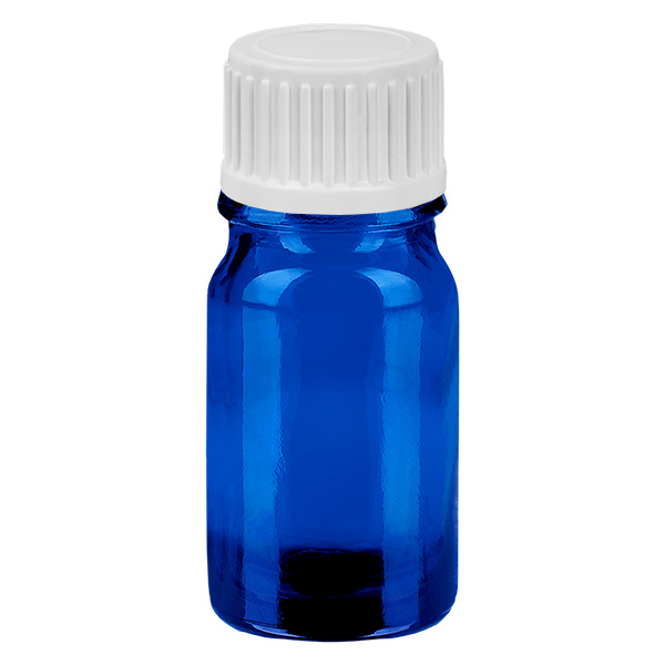 Flacon compte-goutte 5ml 0.9mm blanc STD BlueLine UT18/5