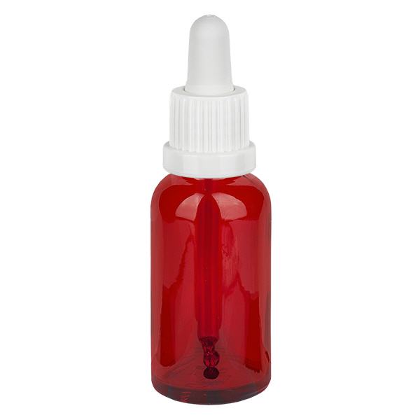 Flacon à pipette 30ml blanc OV RedLine UT18/30