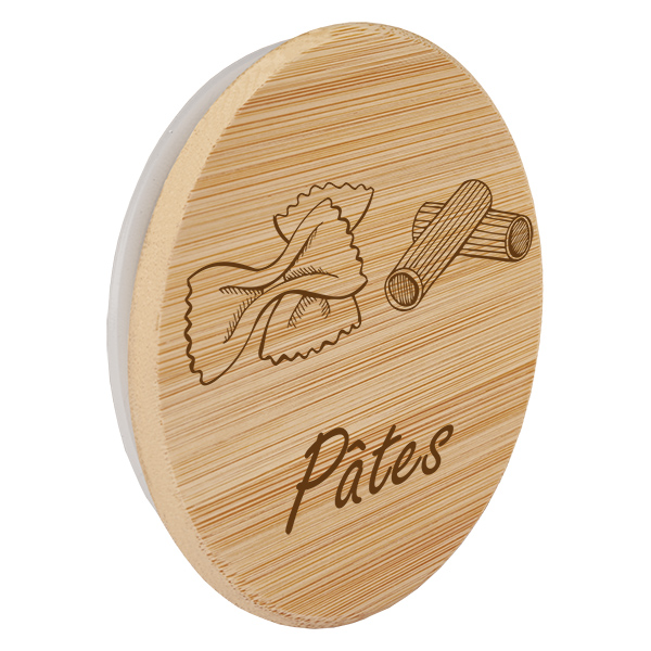 Paire en bois « Pâtes » pour WECK RR100