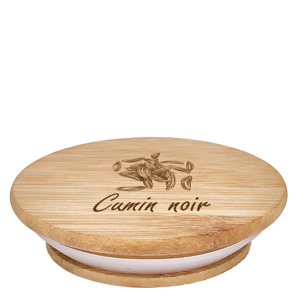 Bouchon en bois « Cumin noir » pour WECK RR60