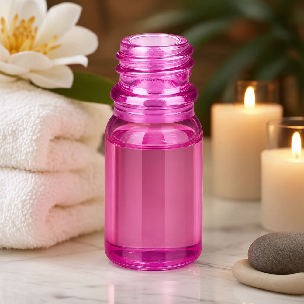 Flacon de pharmacie 5ml PurpleLine UT18/5 UNiTWIST Elégant flacon PurpleLine UT18/5 de 5ml à l'aspect magenta - idéal pour les applications de beauté et de bien-être