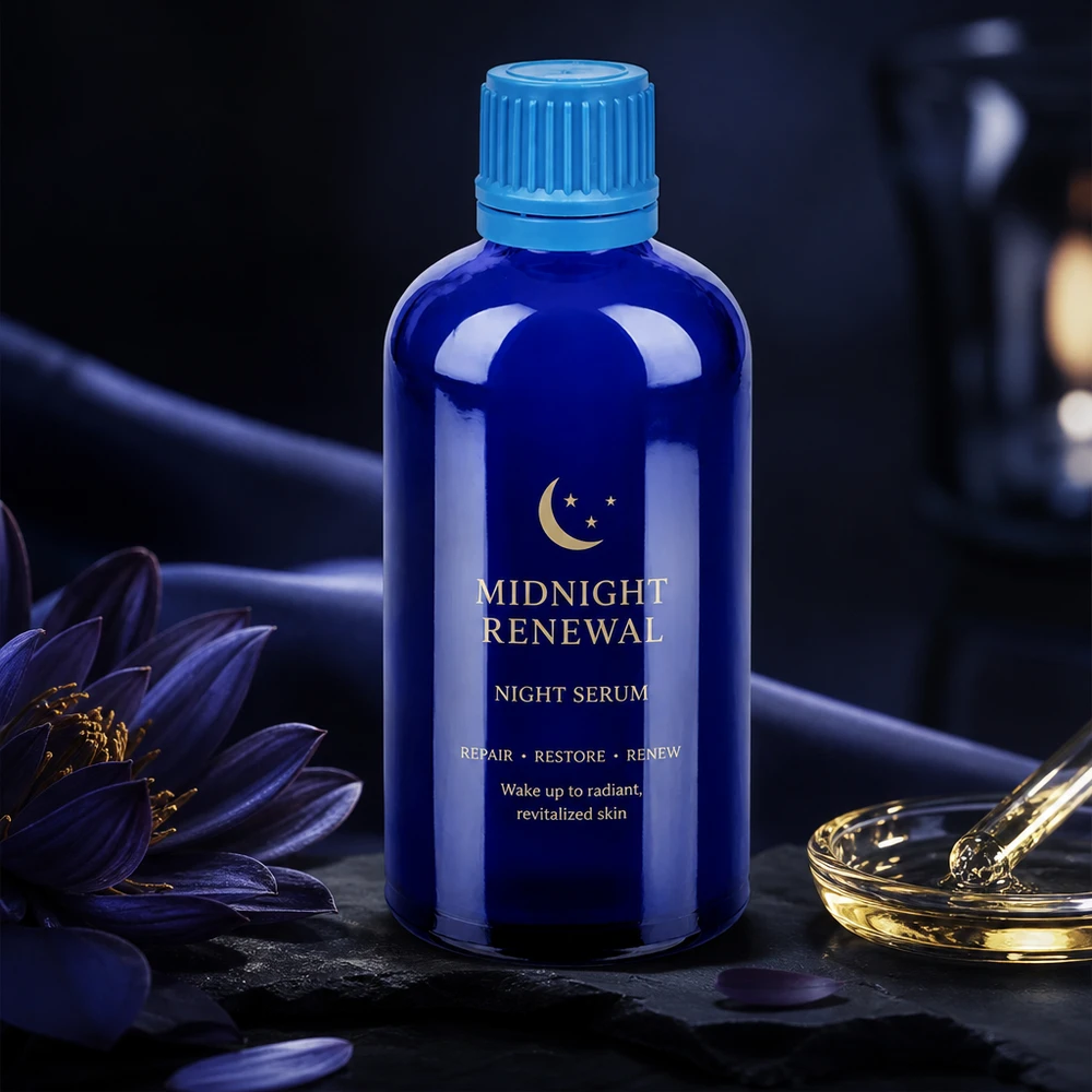 Flacon 100ml 11mm SV bleu OV BlueLine UT18/100 Bouteille en verre bleu de 100 ml de qualité laboratoire avec filetage UT18 précis pour les applications pharmaceutiques