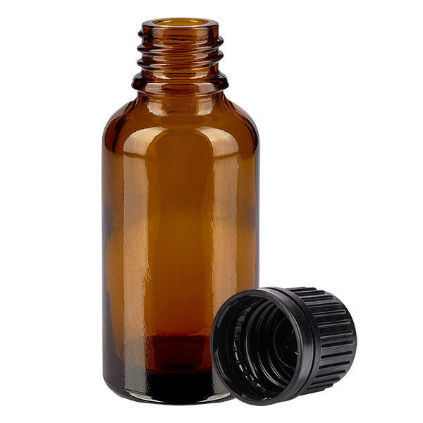 Flacon 30ml 11mm SV noir OV BrownLine UT18/30