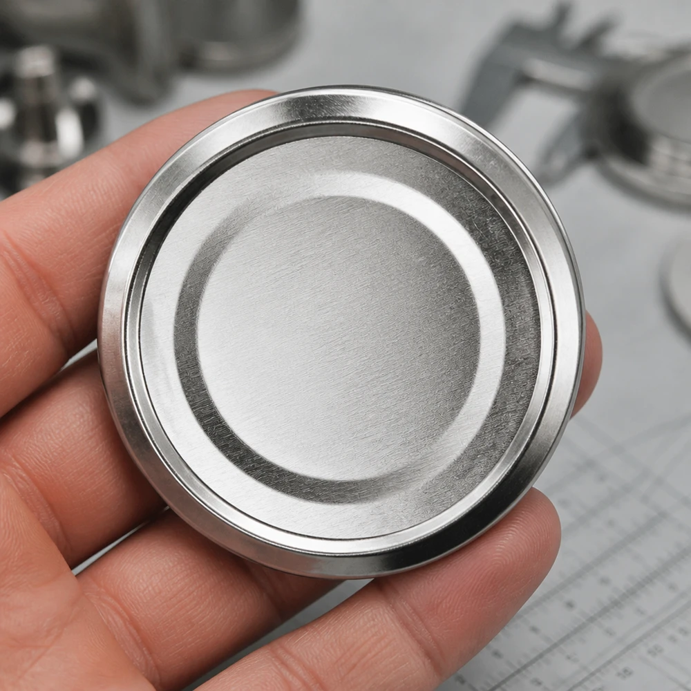 Couvercle de bocaux de 58 mm, argenté, UNiTWIST BasicSeal TO58deep, embouti en profondeur, adapté au contact alimentaire, en métal
