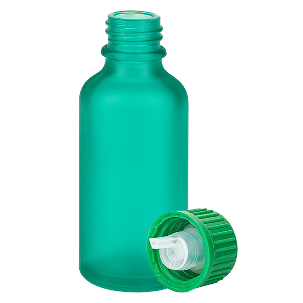 Flacon compte-goutte 50ml 0.8mm vert STD GreenLine UT18/50 Flacon compte-goutte 50ml 0.8mm vert STD GreenLine UT18/50