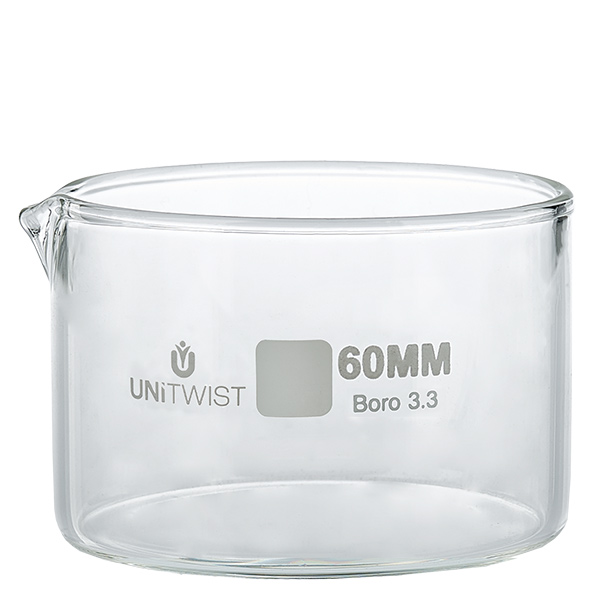 Cristallisoir ø60mm verre borosilicaté UNiTWIST Cristallisoir ø60mm verre borosilicaté UNiTWIST
