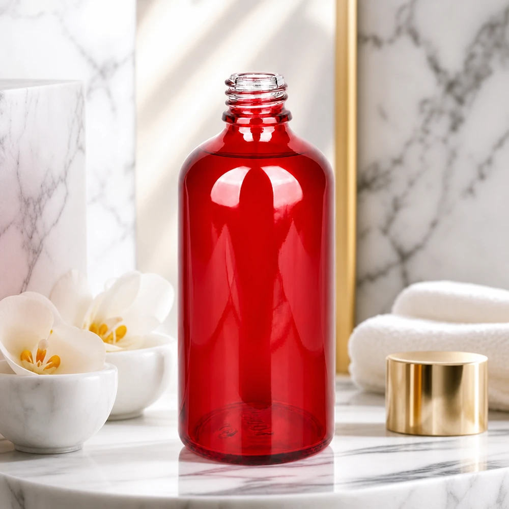 Flacon à pharmacie 100ml RedLine UT18/100 UNiTWIST RedLine Flacon de 100ml avec design classique de pharmacie et système de fermeture moderne UNiTWIST