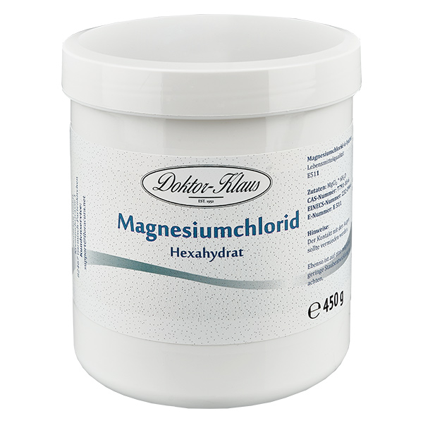 450 g de chlorure de magnésium 6-hydraté E511 Docteur Klaus