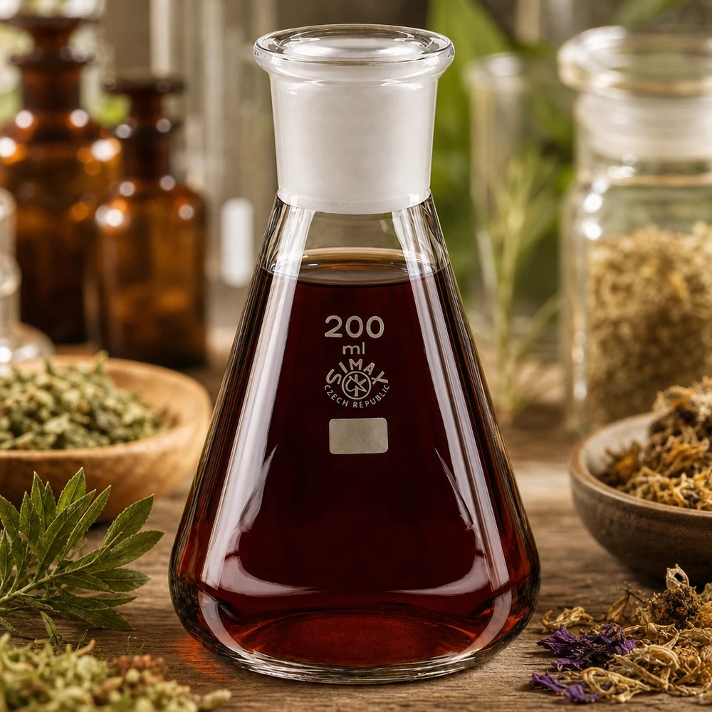 Erlenmeyer 200 ml col étroit, verre borosilicate avec rodage normalisé 29/32 Erlenmeyer 200 ml col étroit, verre borosilicate avec rodage normalisé 29/32