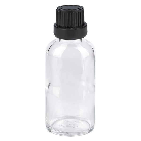 Flacon 30ml 11mm SV noir OV ClearLine UT18/30