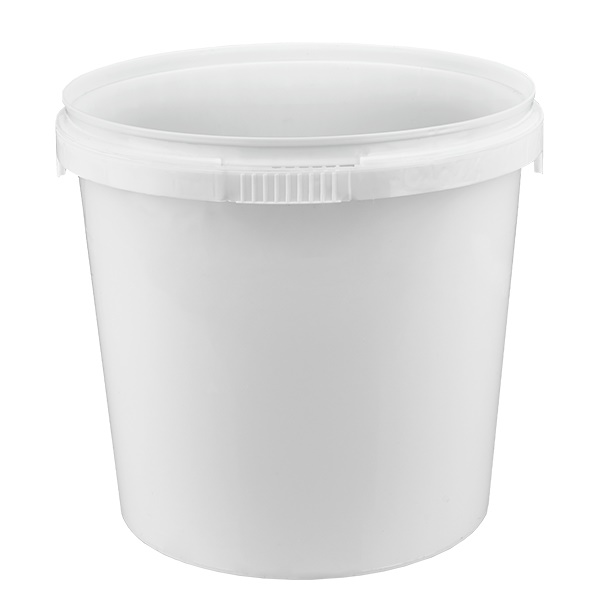 Seau 1L blanc sans couvercle