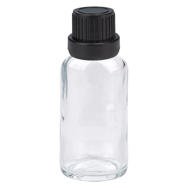 Flacon 20ml 11mm SV noir OV ClearLine UT18/20