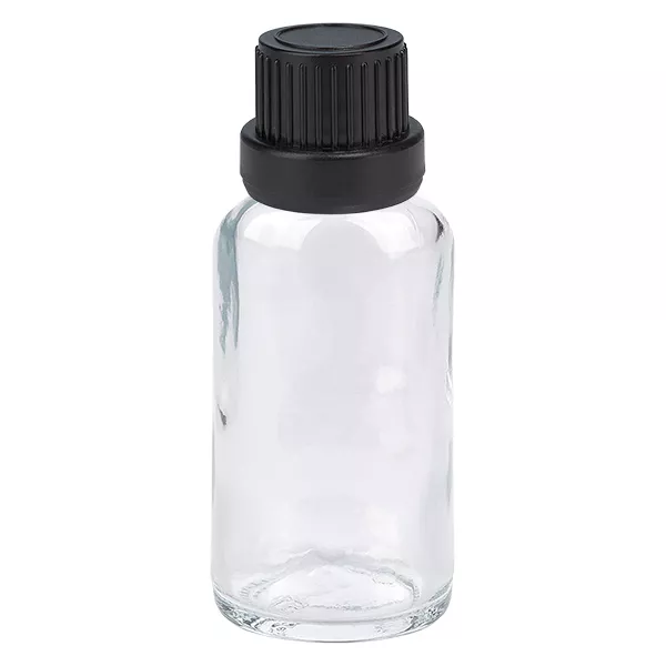 Flacon 20ml 11mm SV noir OV ClearLine UT18/20
