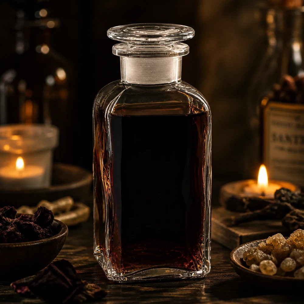Flacon carré col large 350 ml + bouchon RIN, verre clair Bouteille carrée de 350 ml, bouchon en verre transparent, col large, pour liqueurs, rhum et spiritueux