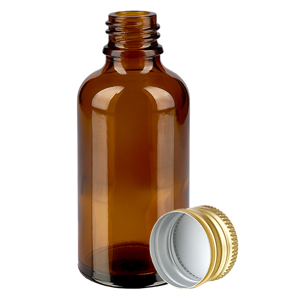 Flacon 50ml 11mm SV alu-or STD BrownL. UT18/50