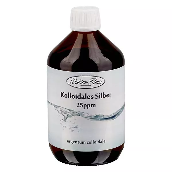 Argent colloïdal 25ppm 500ml Doktor-Klaus