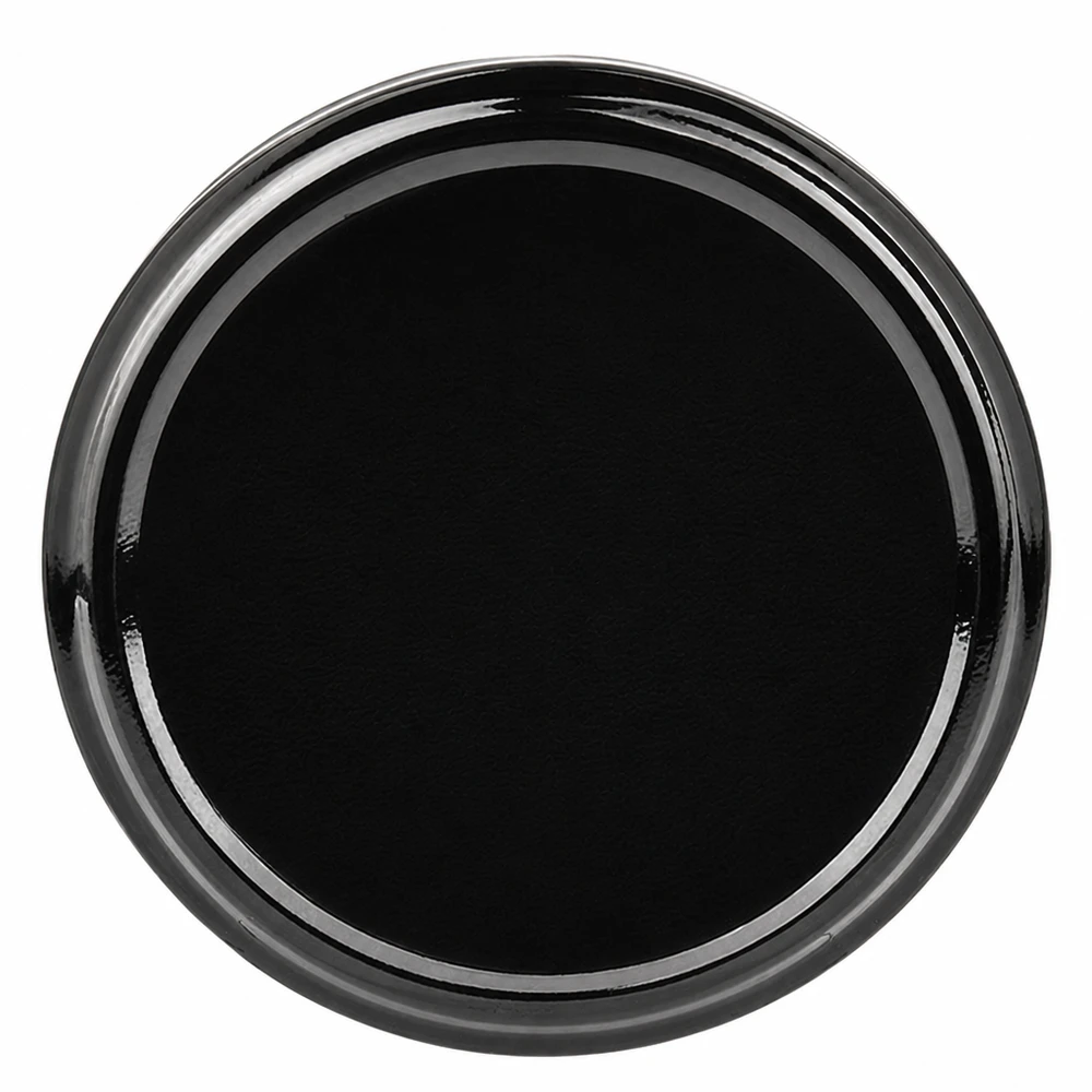100mm BasicSeal bouchon noir (TO100) UNiTWIST Couvercle métallique noir BasicSeal 100 mm pour bocaux à confiture et conserves TO100