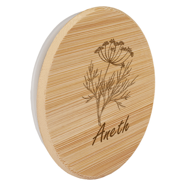 Paire en bois « Aneth » pour WECK RR60 Paire en bois « Aneth » pour WECK RR60