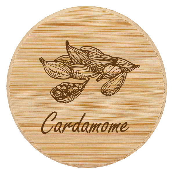 Paire en bois « Cardamomo » pour WECK RR60 Paire en bois « Cardamomo » pour WECK RR60