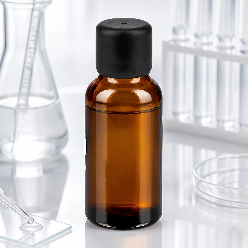 Flacon 20ml 6mm SV noir STD BrownLine UT18/20 Flacon en verre 20ml stérilisable de qualité pharmaceutique avec filetage noir UT18/20 pour les besoins du laboratoire