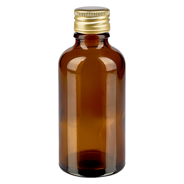 Flacon 50ml 11mm SV alu-or STD BrownL. UT18/50