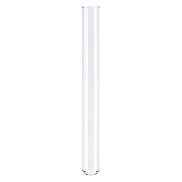 Tube à essai 160x12mm en verre borosilicate à bord rabattu