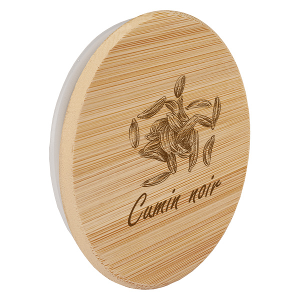 Bouchon en bois « Cumin noir » pour WECK RR60