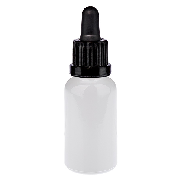 Flacon pipette 20 ml noir, bouchon inviolable WhiteLine UT18/20 Flacon pipette 20 ml noir, bouchon inviolable WhiteLine UT18/20