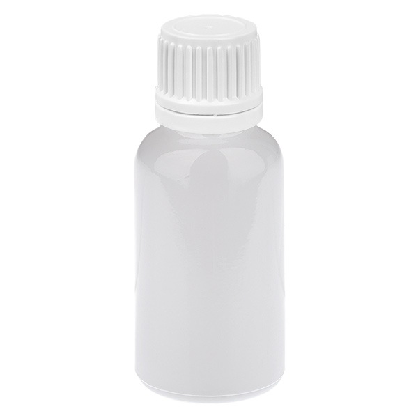 Flacon 20 ml, bouchon à vis 11 mm blanc, bouchon d'origine WhiteLine UT18/20 Flacon 20 ml, bouchon à vis 11 mm blanc, bouchon d'origine WhiteLine UT18/20