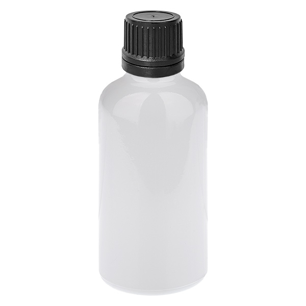 Flacon compte-gouttes 50 ml 1 mm noir Bouchon inviolable WhiteLine UT18/50 Flacon compte-gouttes 50 ml 1 mm noir Bouchon inviolable WhiteLine UT18/50