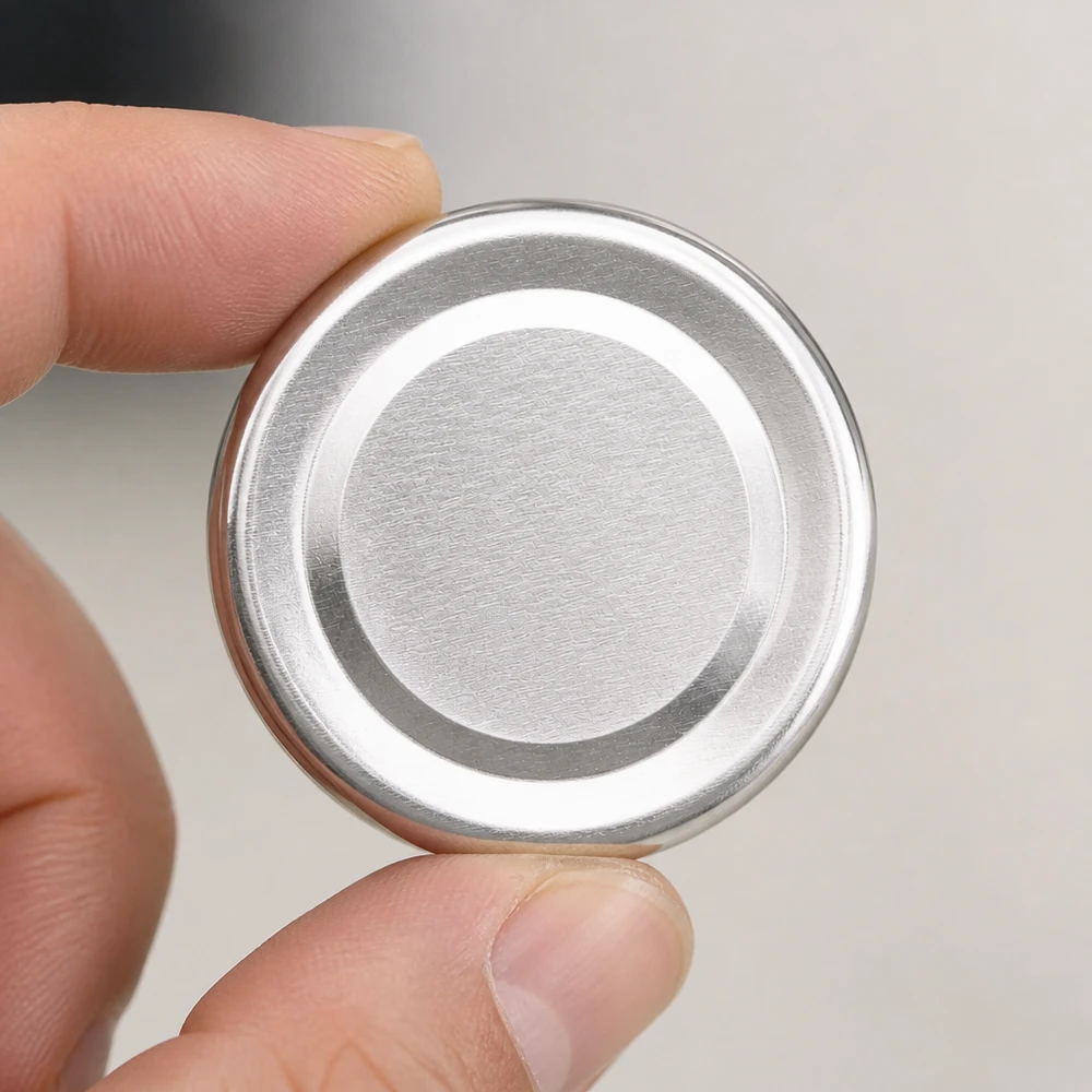 Couvercle BasicSeal 43 mm argenté (TO43) UNiTWIST Vue détaillée du bord d'étanchéité BasicSeal, couvercle 43 mm, argent, TO43 UNiTWIST