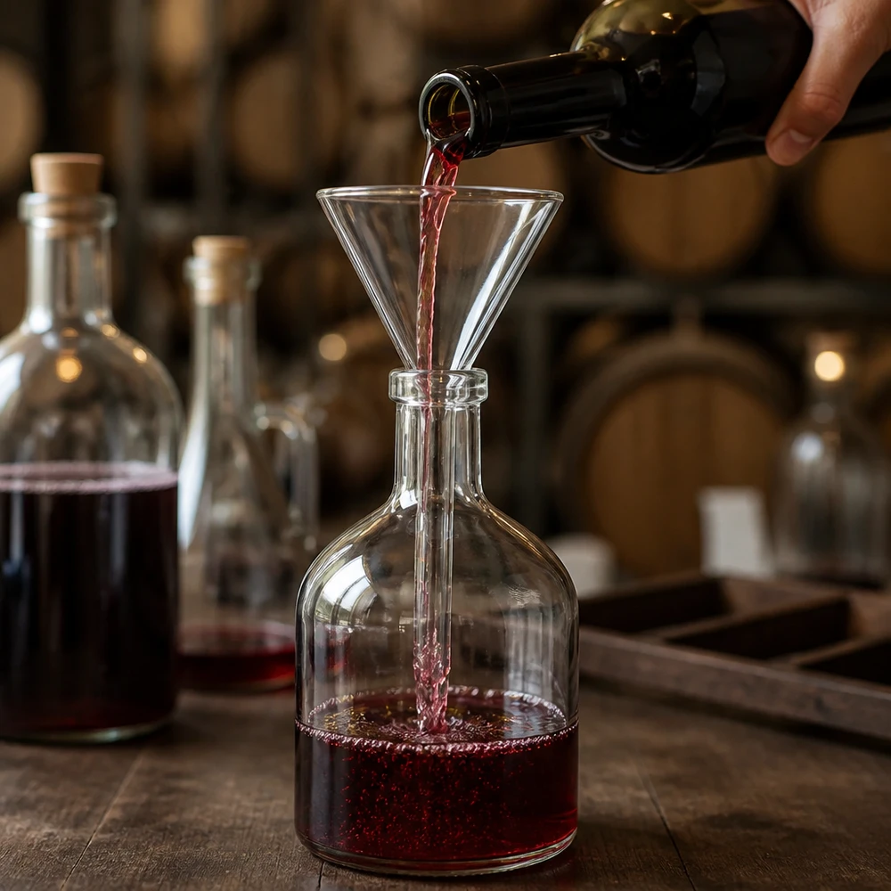 Entonnoir Ø 100mm - verre borosilicate 3.3 - angle 60° Entonnoir en verre de précision 100mm avec une inclinaison optimale de 60 degrés pour un transvasement efficace des liquides
