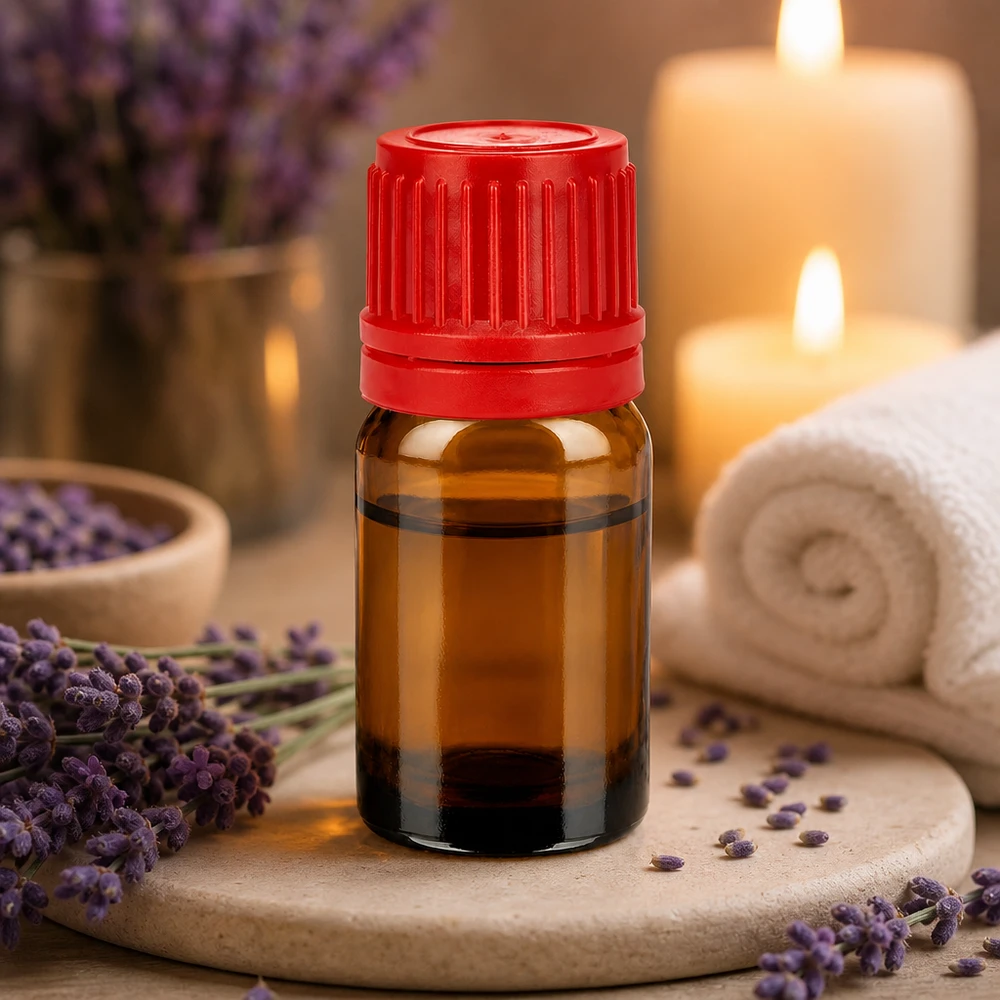 Flacon de 5ml 11mm SV rouge OV BrownLine UT18/5 Flacon en verre BrownLine précis de 5ml avec bouchon à vis rouge robuste pour une utilisation professionnelle
