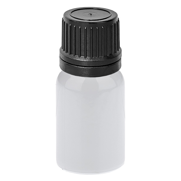 Flacon compte-gouttes 5 ml 1 mm noir Bouchon d'origine WhiteLine UT18/5