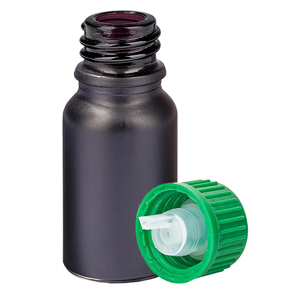 10ml Flacon compte-goutte 0.8mm vert STD BlackLine UT18/10