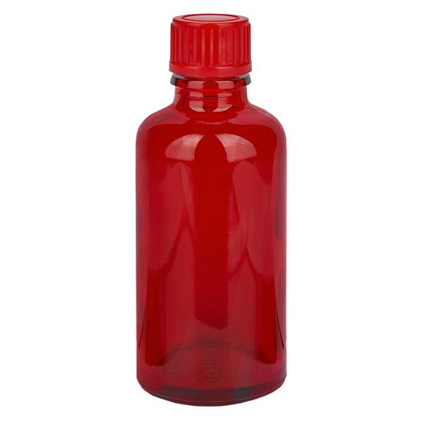 Flacon de 50ml 11mm SV rouge STD RedLine UT18/50 Flacon de 50ml 11mm SV rouge STD RedLine UT18/50