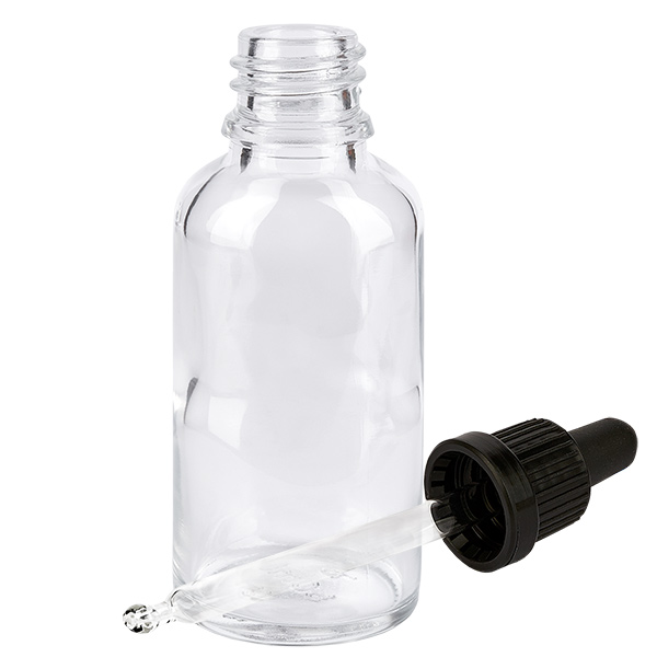 Flacon à pipette 30ml noir OV ClearLine UT18/30 Flacon à pipette 30ml noir OV ClearLine UT18/30